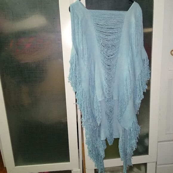 Beach cover BOHO baby blue - Picture 2 of 8